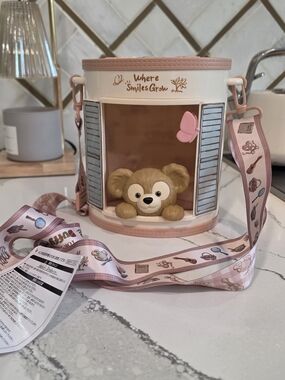 Disney Tokyo Duffy Collectible Popcorn Bucket. Used Once Its Clean. Has Strap